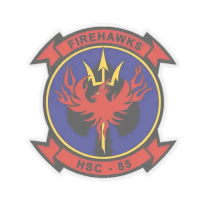 HSC 85 1 (U.S. Navy) STICKER Vinyl Kiss-Cut Decal 4 Inch Transparent - The Sticker Space