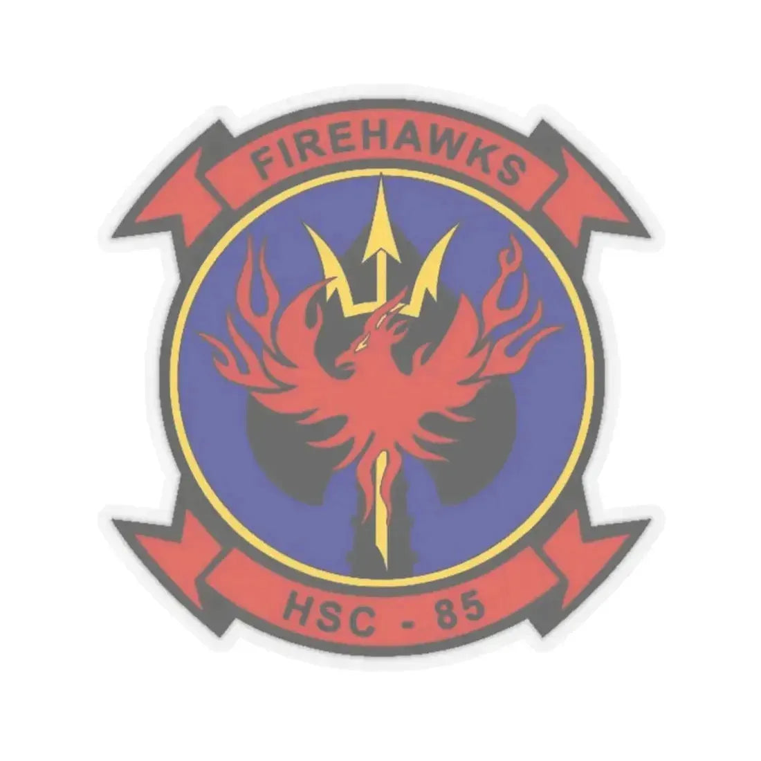 HSC 85 1 (U.S. Navy) STICKER Vinyl Kiss-Cut Decal 6 Inch Transparent - The Sticker Space