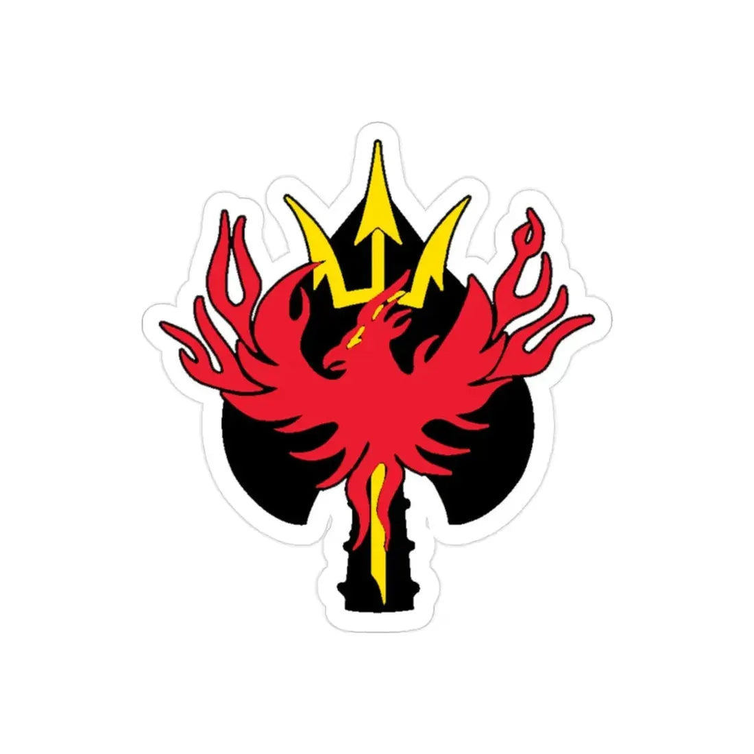 HSC 85 (U.S. Navy) Transparent STICKER Die-Cut Vinyl Decal 2 Inch Transparent - The Sticker Space