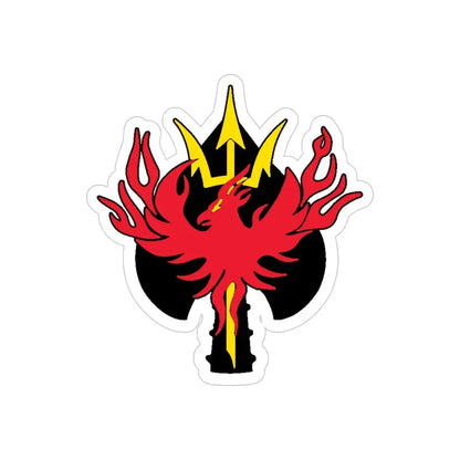 HSC 85 (U.S. Navy) Transparent STICKER Die-Cut Vinyl Decal 4 Inch Transparent - The Sticker Space