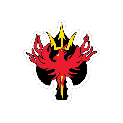 HSC 85 (U.S. Navy) Transparent STICKER Die-Cut Vinyl Decal 5 Inch Transparent - The Sticker Space