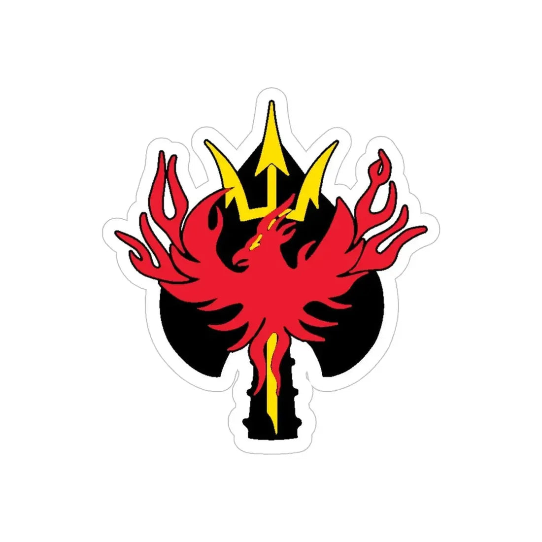 HSC 85 (U.S. Navy) Transparent STICKER Die-Cut Vinyl Decal 6 Inch Transparent - The Sticker Space