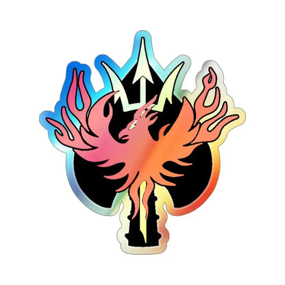 HSC 85 v2 (U.S. Navy) Holographic STICKER Die-Cut Vinyl Decal 4 Inch Holographic - The Sticker Space