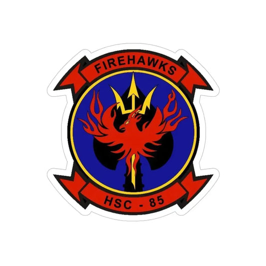 HSC 85 v2 (U.S. Navy) Transparent STICKER Die-Cut Vinyl Decal 6 Inch Transparent - The Sticker Space