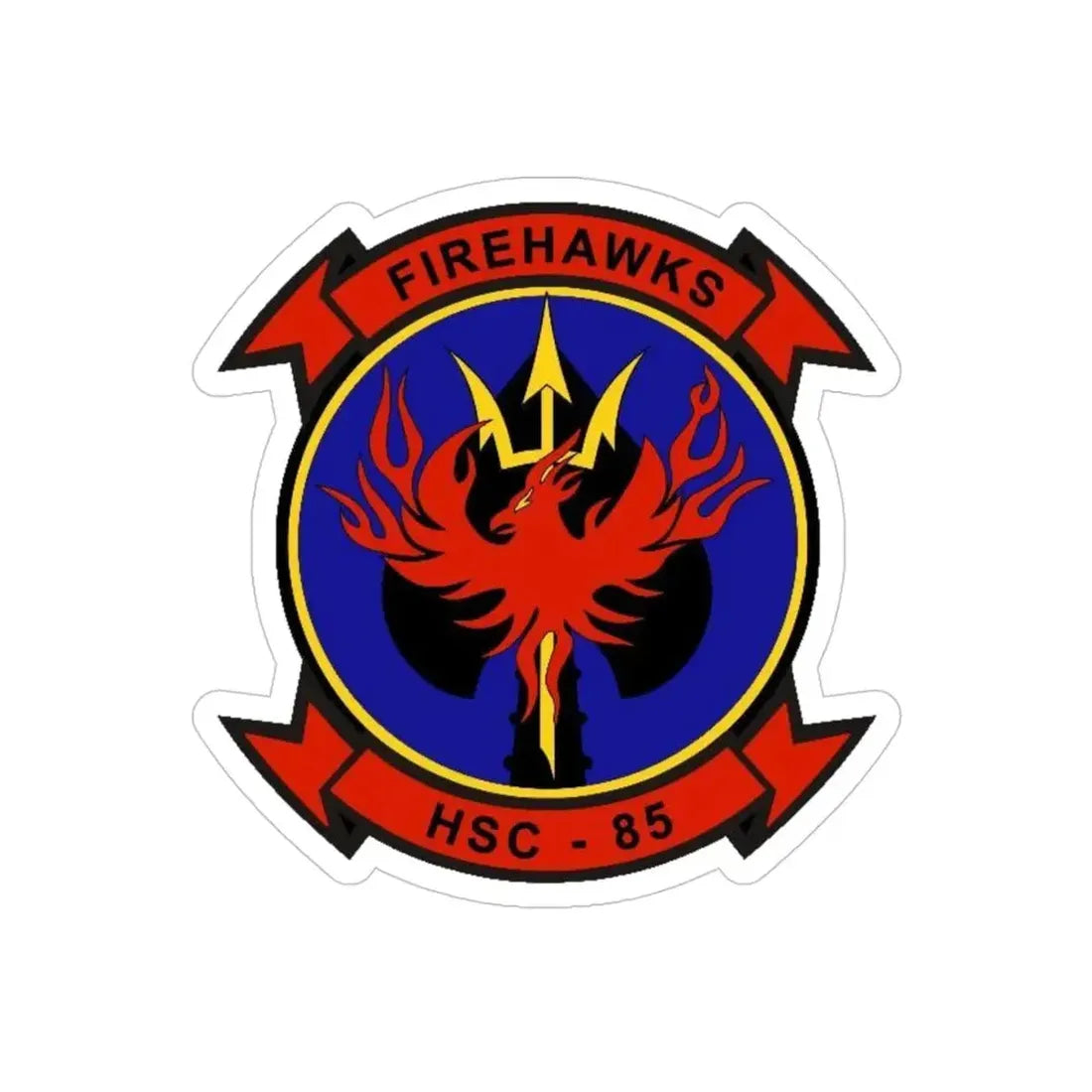 HSC 85 v2 (U.S. Navy) Transparent STICKER Die-Cut Vinyl Decal - The Sticker Space