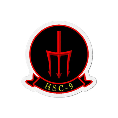 HSC 9 Helicopter Sea Combat Squadron 9 ‘Tridents’ (U.S. Navy) Die-Cut Magnet-2" x 2"-The Sticker Space