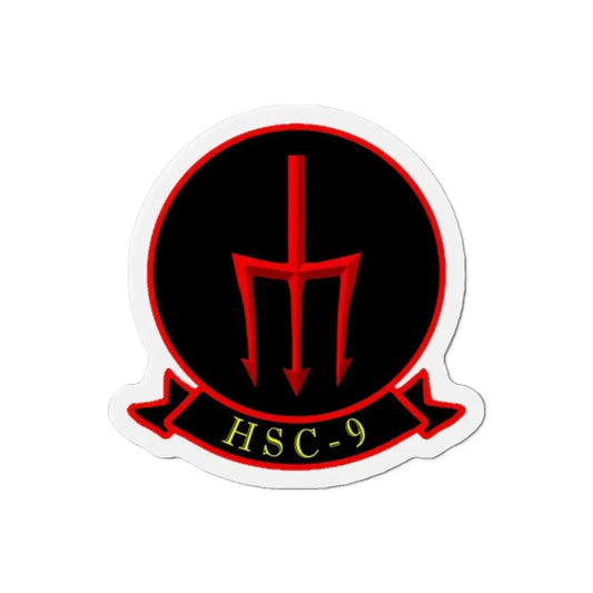 HSC 9 Helicopter Sea Combat Squadron 9 ‘Tridents’ (U.S. Navy) Refrigerator Magnet 2 Inch - The Sticker Space