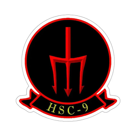 HSC 9 Helicopter Sea Combat Squadron 9 ‘Tridents’ (U.S. Navy) STICKER Vinyl Die-Cut Decal 6 Inch - The Sticker Space