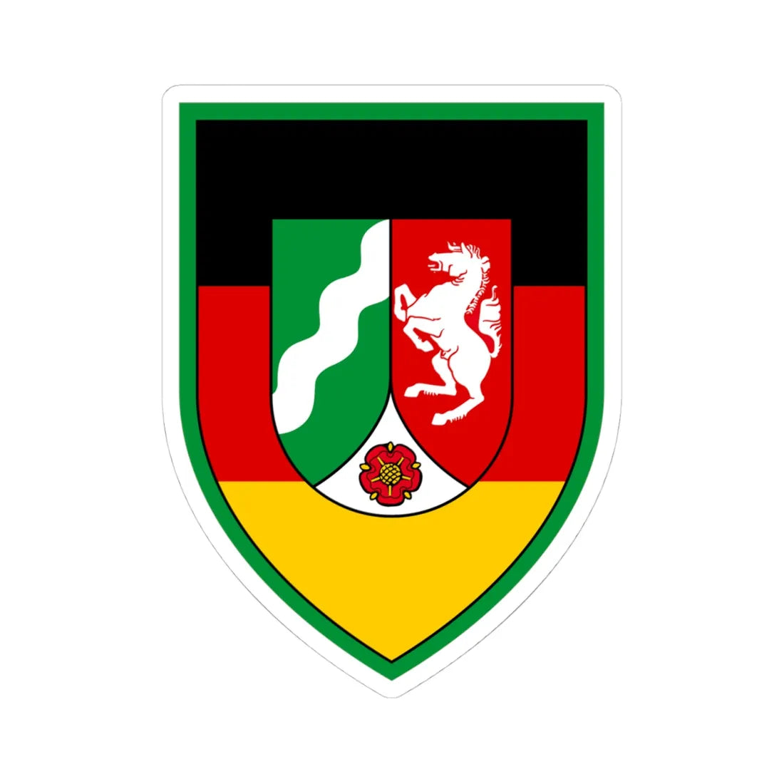 HSchBrig 53 (Germany) (Coat of Arms) STICKER Vinyl Kiss-Cut Decal 4 Inch White - The Sticker Space