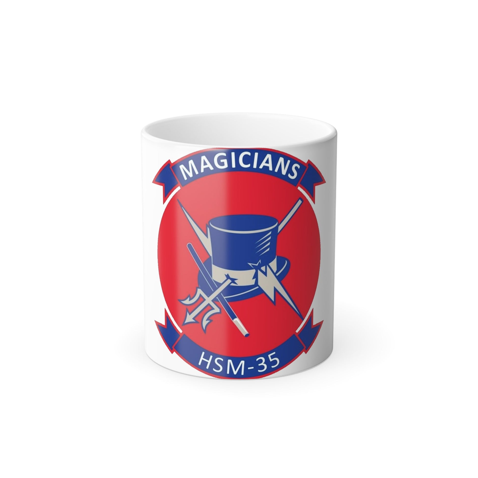 HSM 35 Helicopter Maritime Strike Squadron 35 (U.S. Navy) Color Changing Mug 11oz-11oz-The Sticker Space