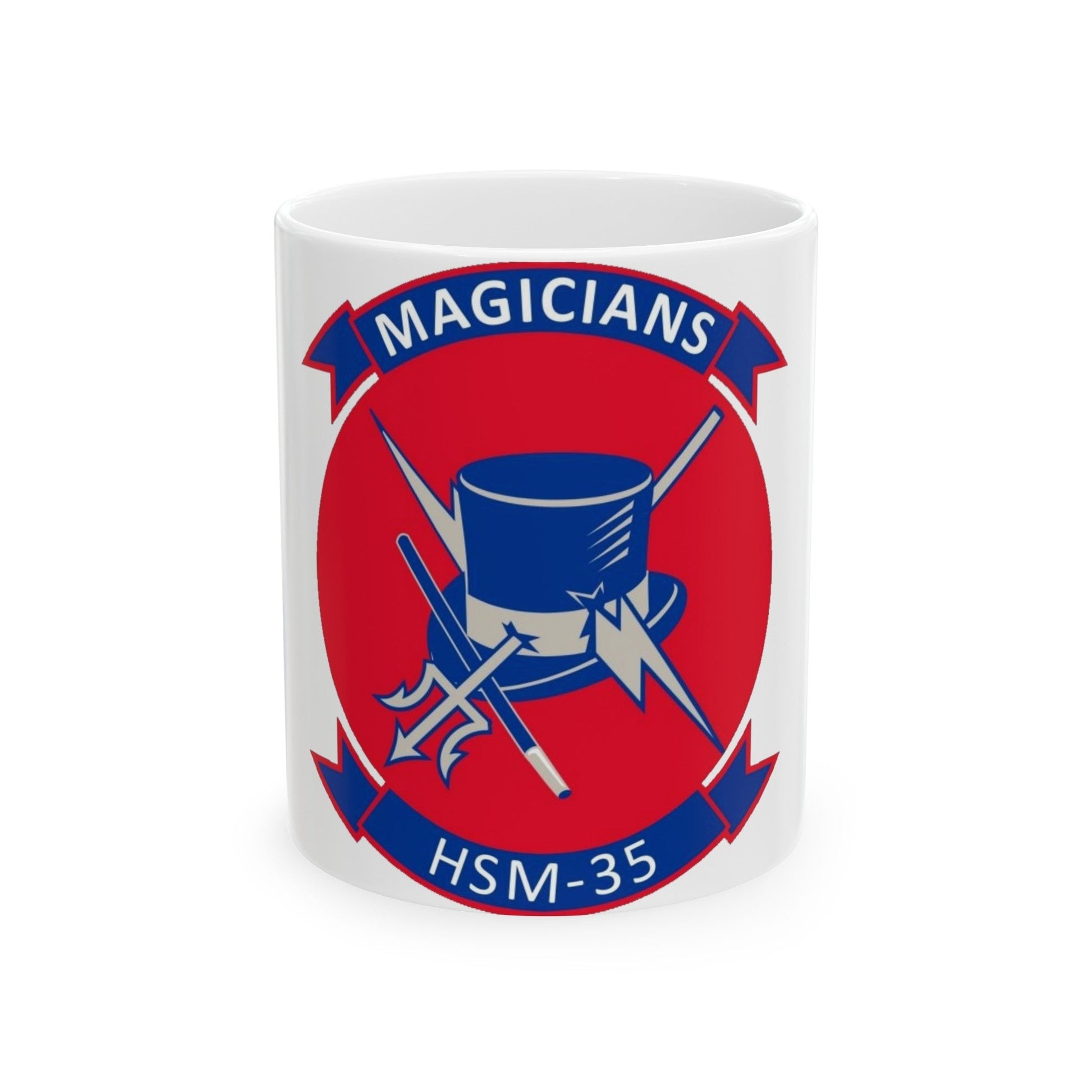 HSM 35 Helicopter Maritime Strike Squadron 35 (U.S. Navy) White Coffee Mug-11oz-The Sticker Space