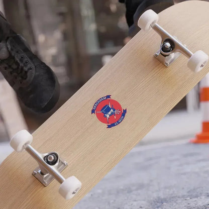 HSM 35 Helicopter Maritime Strike Squadron 35 (U.S. Navy) REVERSE PRINT Transparent Die-Cut STICKER - The Sticker Space