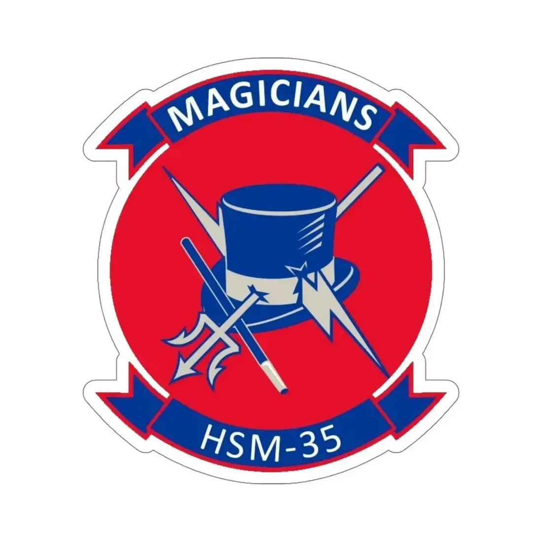 HSM 35 Helicopter Maritime Strike Squadron 35 (U.S. Navy) STICKER Vinyl Die-Cut Decal - The Sticker Space