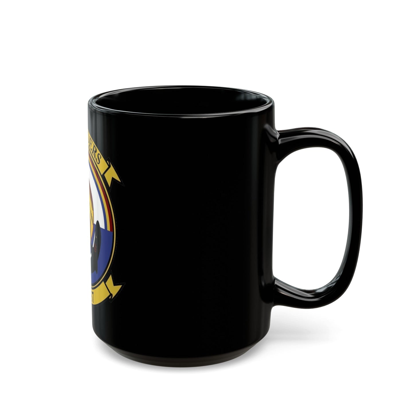 HSM 37 Helicopter Maritime Strike Squadron 37 (U.S. Navy) Black Coffee Mug-The Sticker Space