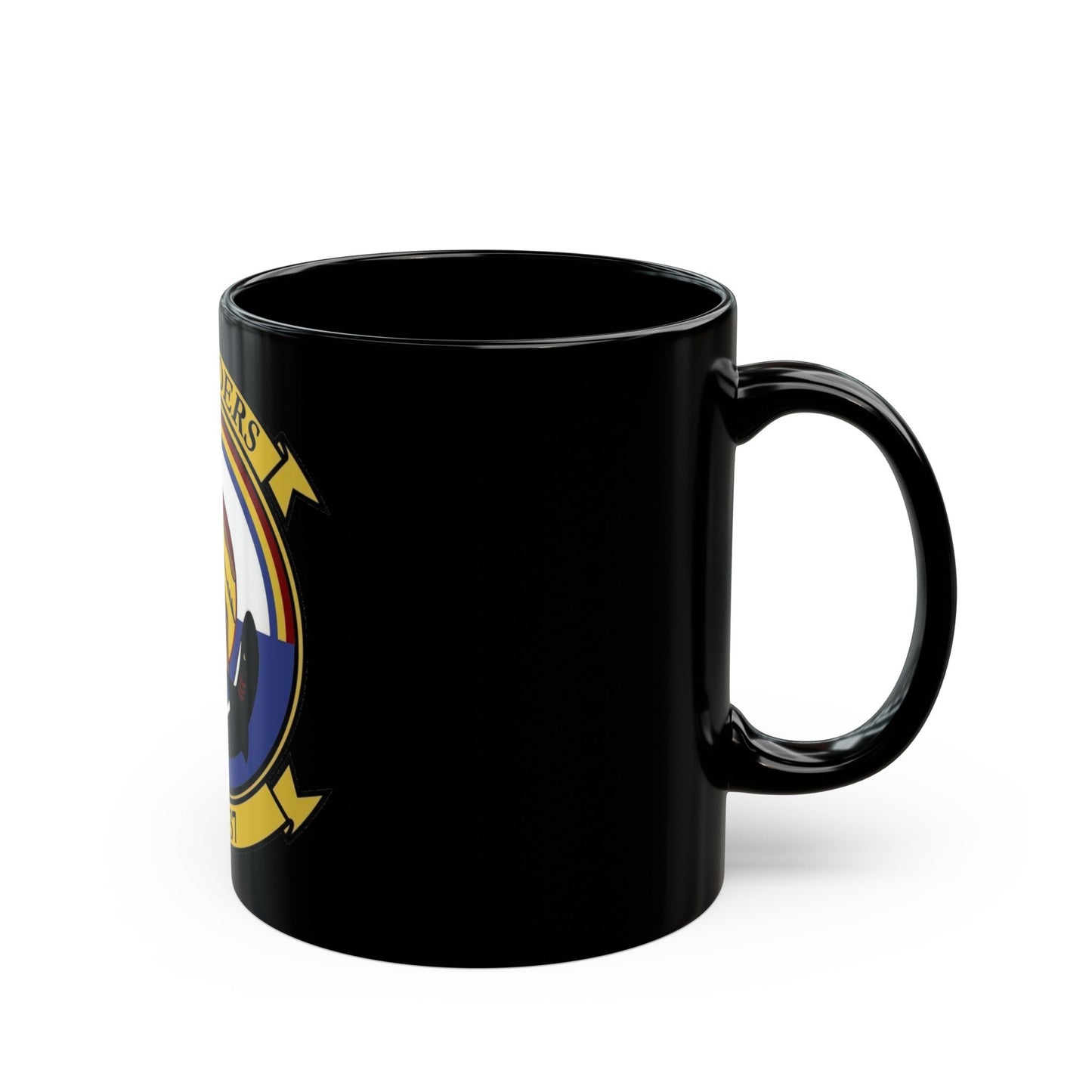 HSM 37 Helicopter Maritime Strike Squadron 37 (U.S. Navy) Black Coffee Mug-The Sticker Space