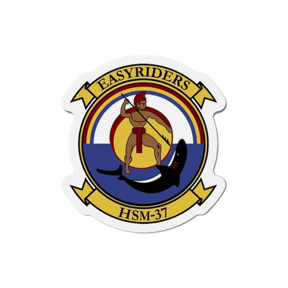 HSM 37 Helicopter Maritime Strike Squadron 37 (U.S. Navy) Die-Cut Magnet-3" x 3"-The Sticker Space