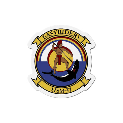 HSM 37 Helicopter Maritime Strike Squadron 37 (U.S. Navy) Die-Cut Magnet-5" x 5"-The Sticker Space