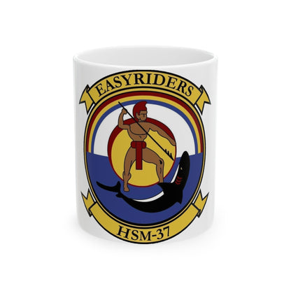 HSM 37 Helicopter Maritime Strike Squadron 37 (U.S. Navy) White Coffee Mug-11oz-The Sticker Space