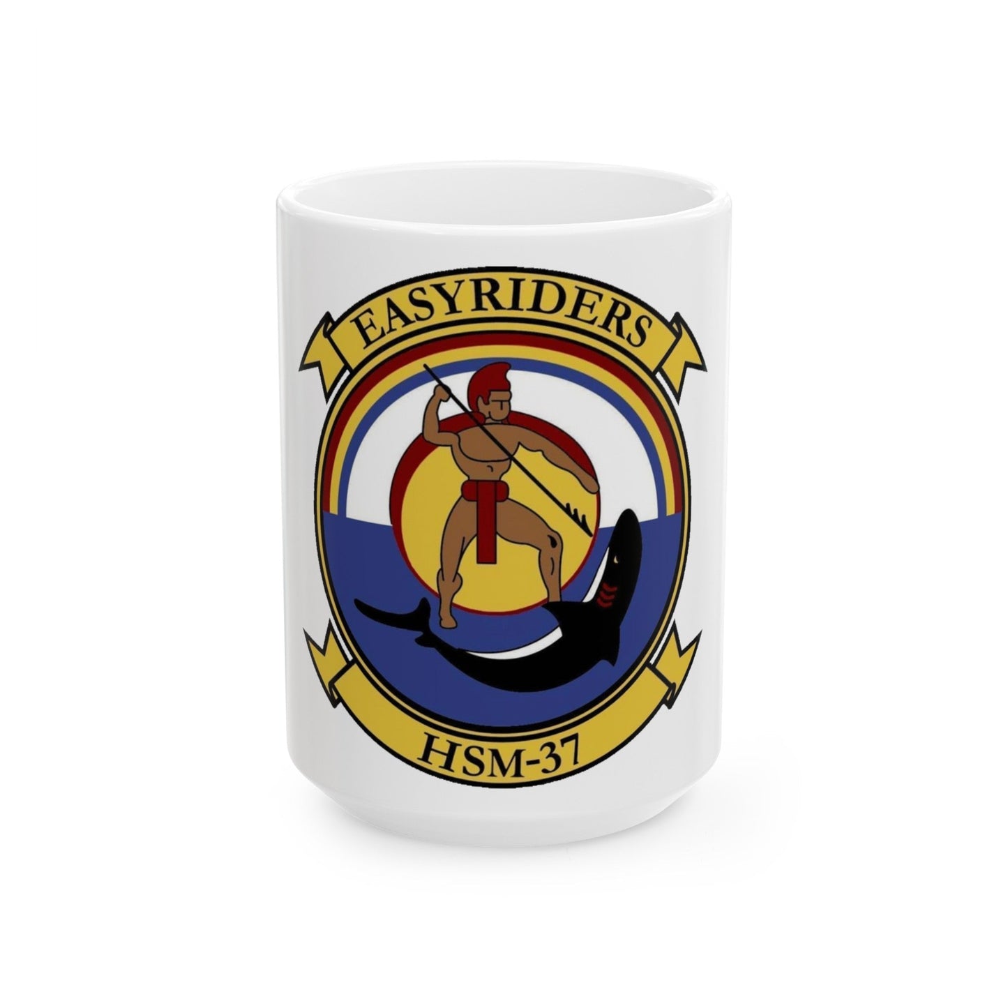 HSM 37 Helicopter Maritime Strike Squadron 37 (U.S. Navy) White Coffee Mug-15oz-The Sticker Space