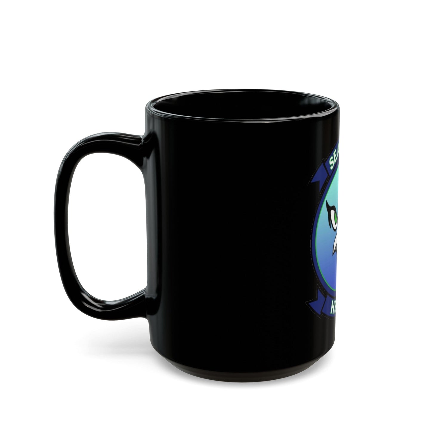 HSM 41 Helicopter Maritime Strike Squadron 41 (U.S. Navy) Black Coffee Mug-The Sticker Space