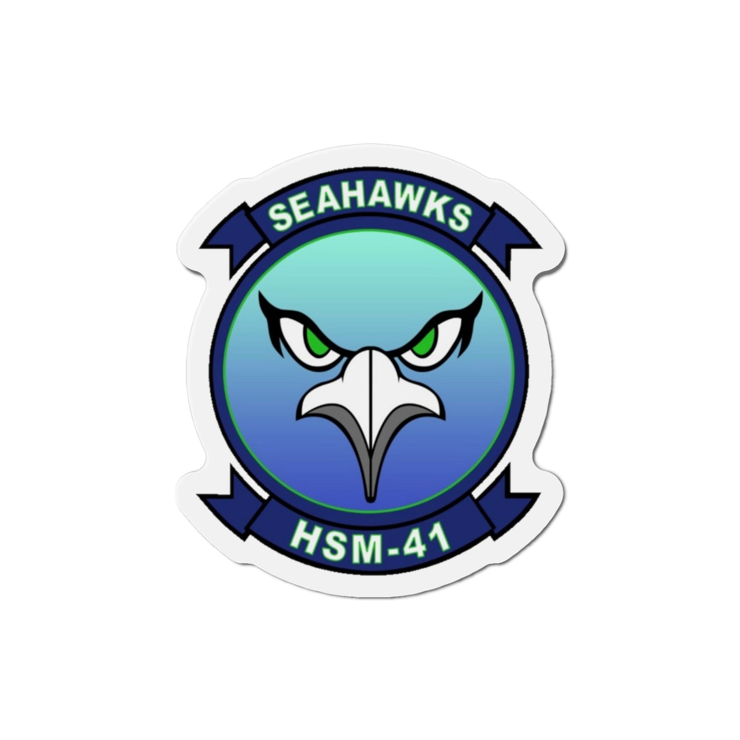 HSM 41 Helicopter Maritime Strike Squadron 41 (U.S. Navy) Die-Cut Magnet-3" x 3"-The Sticker Space