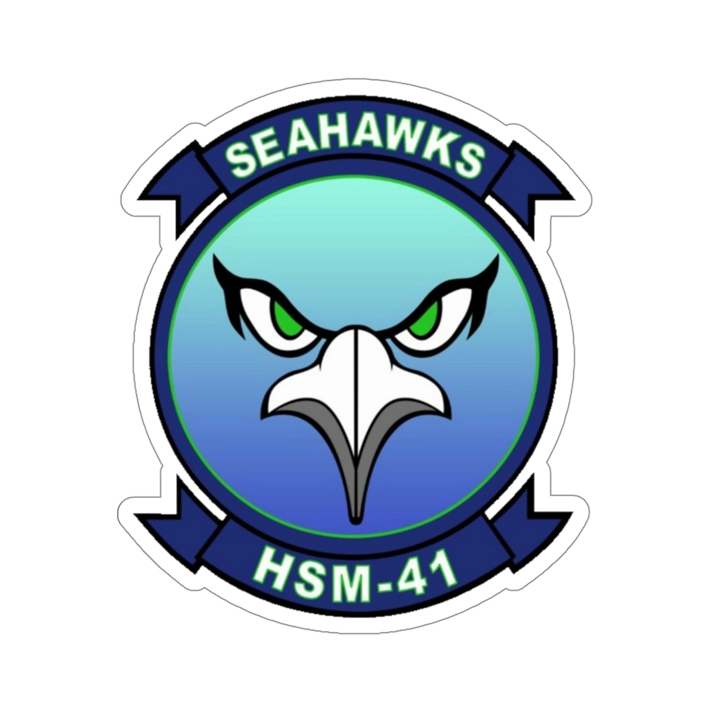 HSM 41 Helicopter Maritime Strike Squadron 41 (U.S. Navy) STICKER Vinyl Die-Cut Decal-4 Inch-The Sticker Space