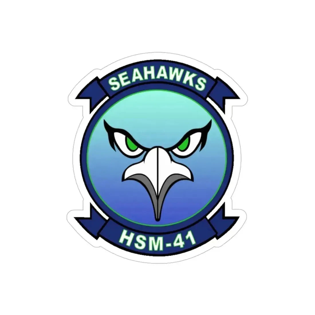 HSM 41 Helicopter Maritime Strike Squadron 41 (U.S. Navy) Transparent STICKER Die-Cut Vinyl Decal - The Sticker Space