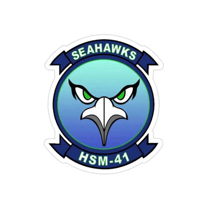 HSM 41 Helicopter Maritime Strike Squadron 41 (U.S. Navy) Transparent STICKER Die-Cut Vinyl Decal - The Sticker Space