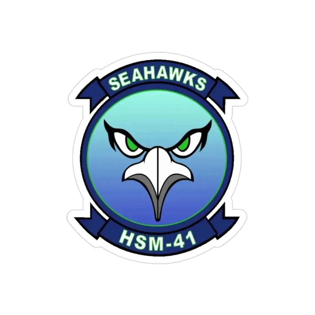 HSM 41 Helicopter Maritime Strike Squadron 41 (U.S. Navy) Transparent STICKER Die-Cut Vinyl Decal - The Sticker Space