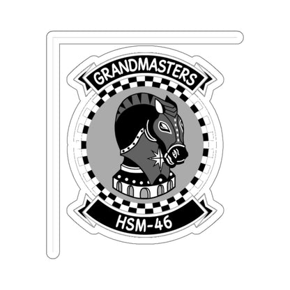 HSM 46 (U.S. Navy) STICKER Vinyl Die-Cut Decal-White-The Sticker Space