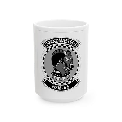 HSM 46 (U.S. Navy) White Coffee Mug-15oz-The Sticker Space