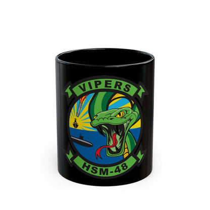 HSM 48 Vipers (U.S. Navy) Black Coffee Mug-11oz-The Sticker Space