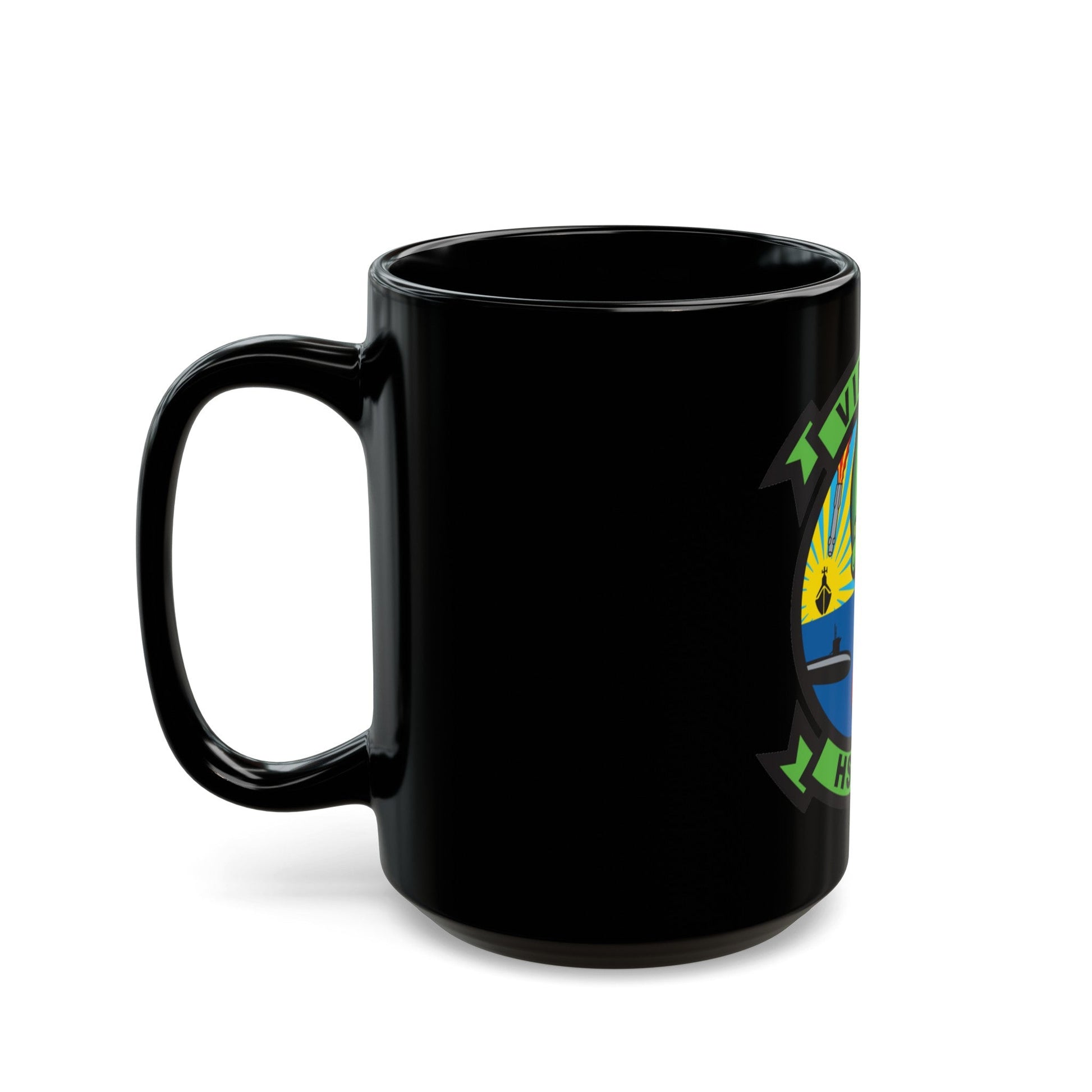 HSM 48 Vipers (U.S. Navy) Black Coffee Mug-The Sticker Space