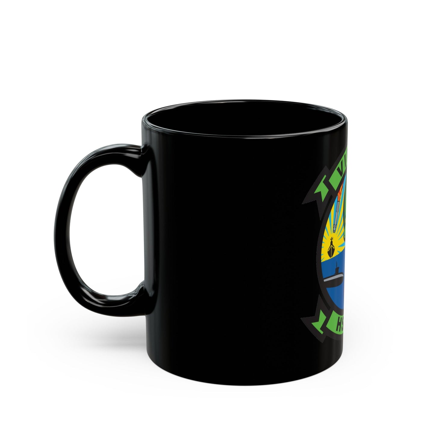 HSM 48 Vipers (U.S. Navy) Black Coffee Mug-The Sticker Space