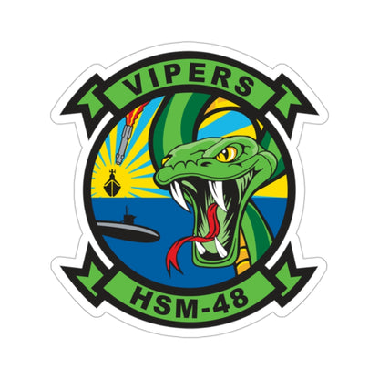 HSM 48 Vipers v2 (U.S. Navy) STICKER Vinyl Die-Cut Decal-2 Inch-The Sticker Space