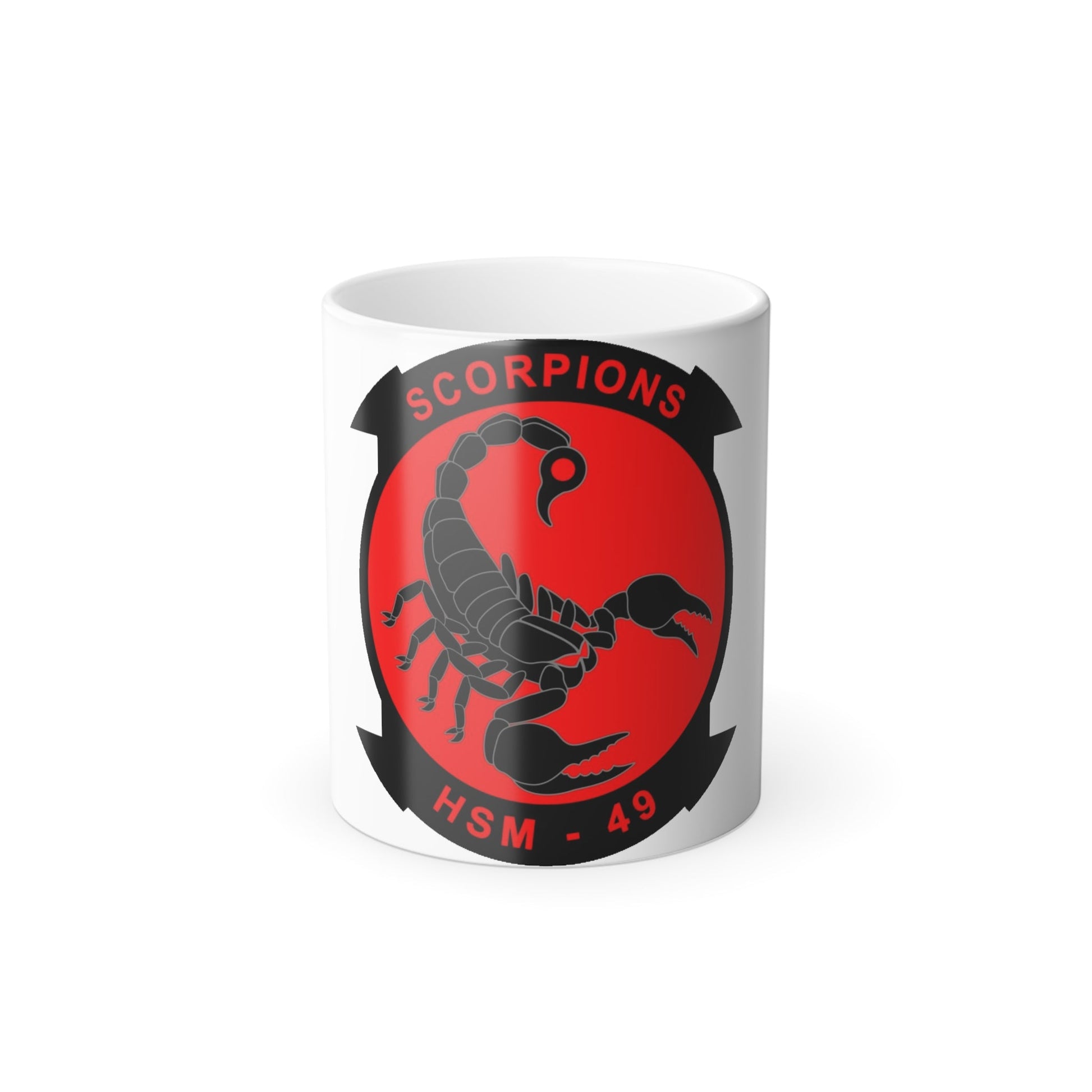 HSM 49 Helicopter Maritime Strike Squadron 49 (U.S. Navy) Color Changing Mug 11oz-11oz-The Sticker Space