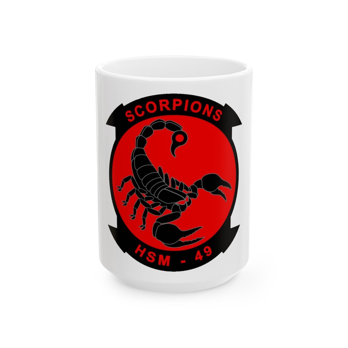 HSM 49 Helicopter Maritime Strike Squadron 49 (U.S. Navy) White Coffee Mug-15oz-The Sticker Space