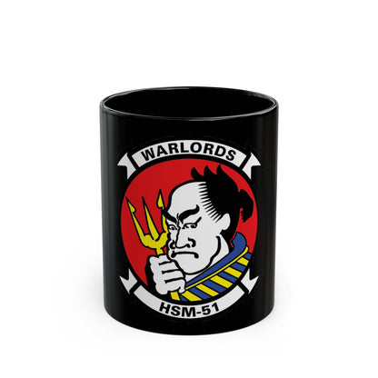 HSM 51 Helicopter Maritime Strike Squadron 51 (U.S. Navy) Black Coffee Mug-11oz-The Sticker Space