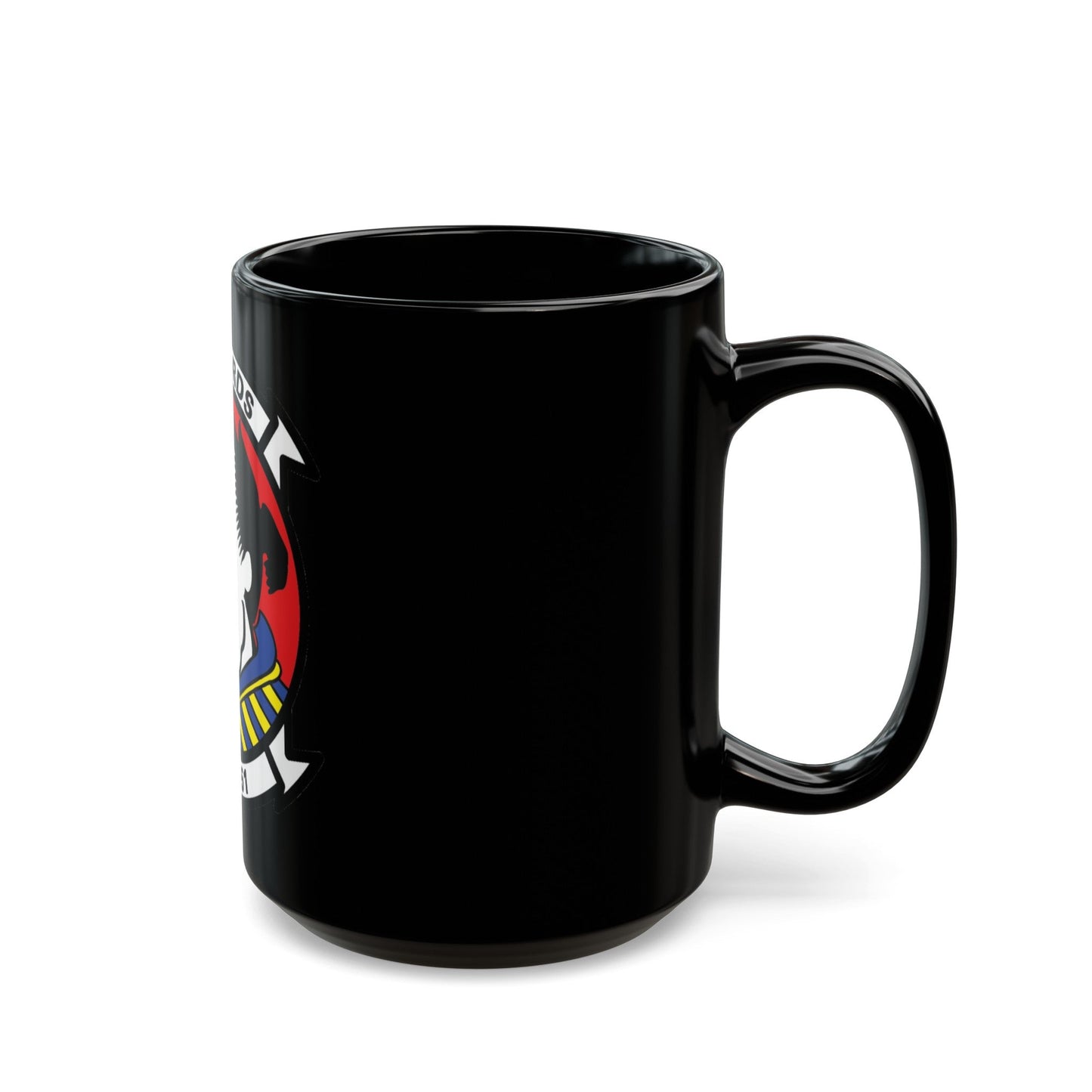 HSM 51 Helicopter Maritime Strike Squadron 51 (U.S. Navy) Black Coffee Mug-The Sticker Space