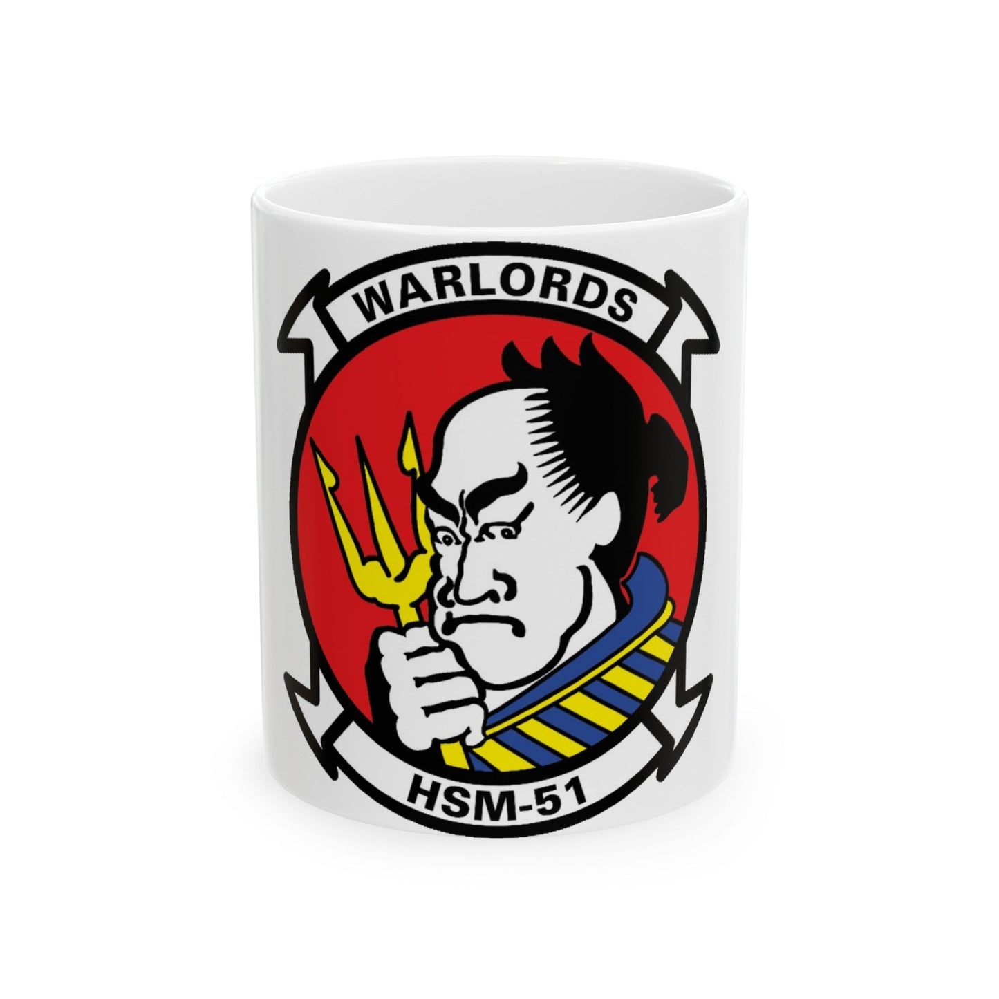 HSM 51 Helicopter Maritime Strike Squadron 51 (U.S. Navy) White Coffee Mug-11oz-The Sticker Space