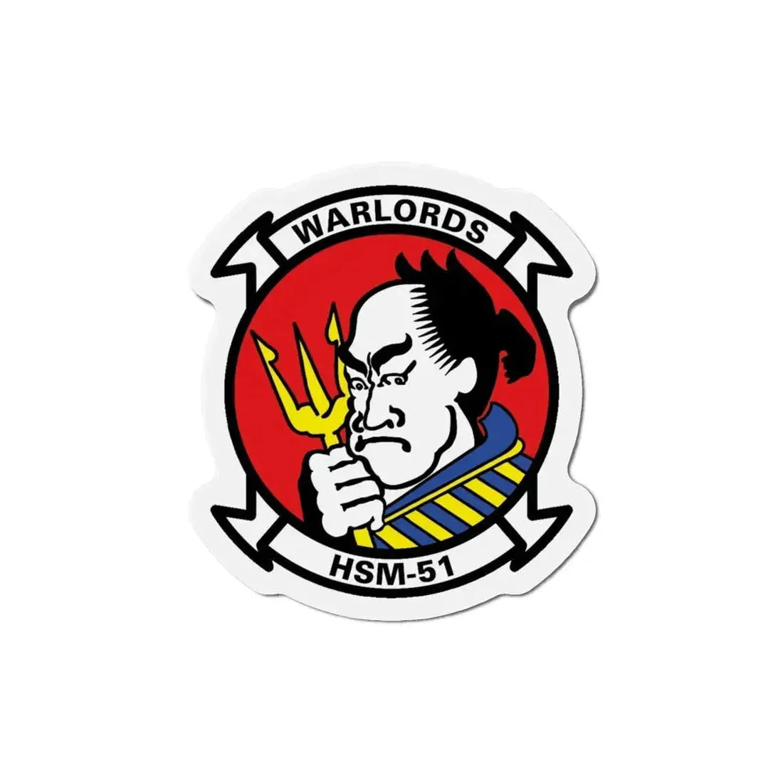 HSM 51 Helicopter Maritime Strike Squadron 51 (U.S. Navy) Refrigerator Magnet 6 Inch - The Sticker Space