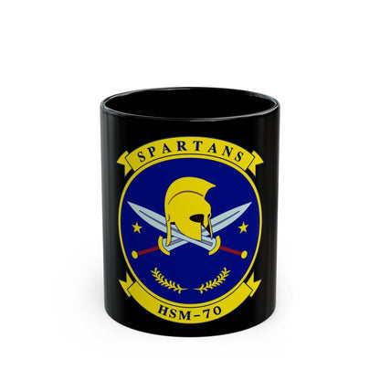 HSM 70 Helicopter Maritime Strike Squadron 70 (U.S. Navy) Black Coffee Mug-11oz-The Sticker Space