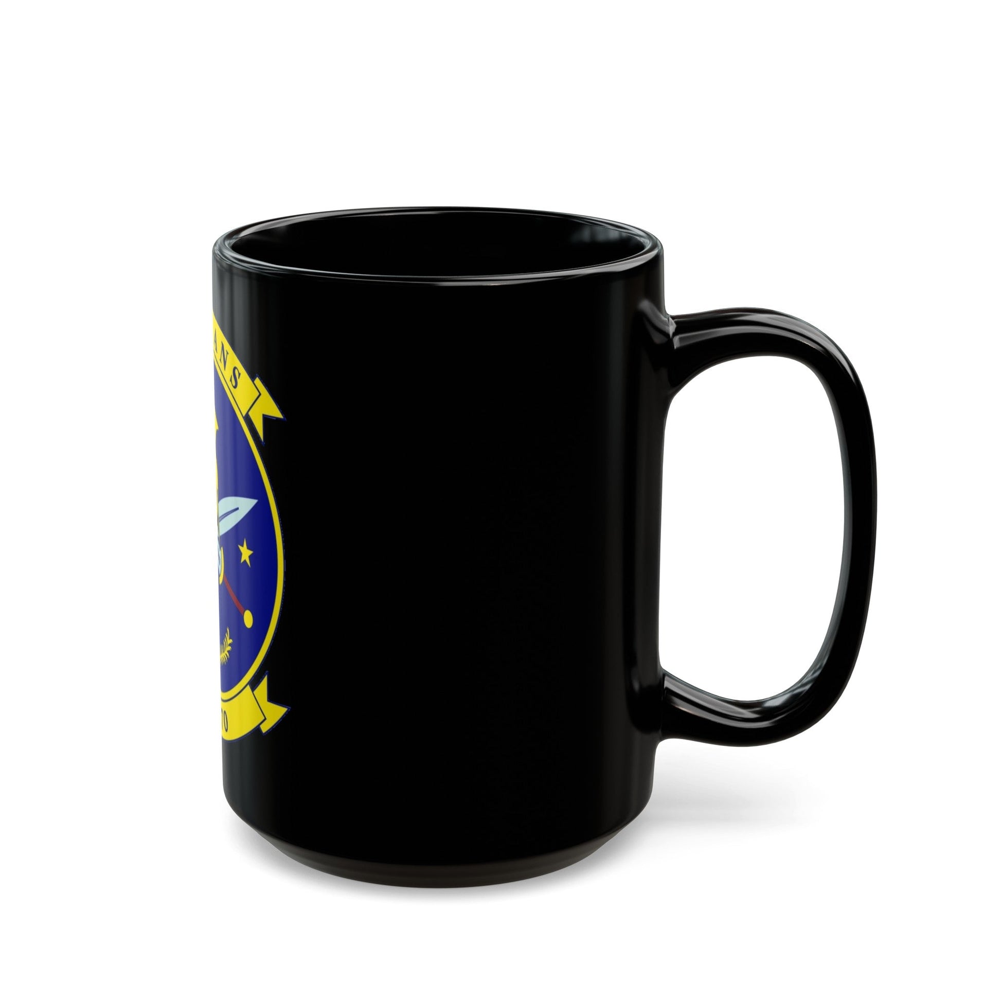 HSM 70 Helicopter Maritime Strike Squadron 70 (U.S. Navy) Black Coffee Mug-The Sticker Space