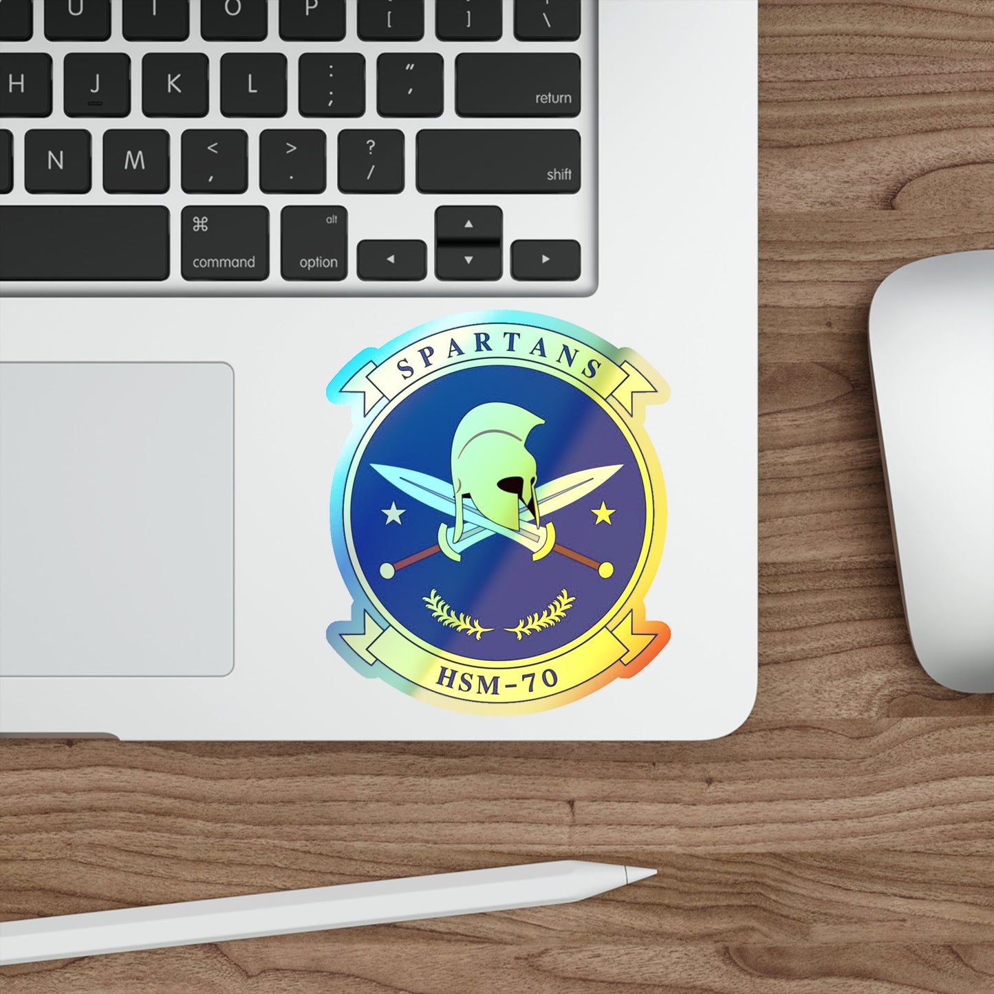 HSM 70 Helicopter Maritime Strike Squadron 70 (U.S. Navy) Holographic STICKER Die-Cut Vinyl Decal-The Sticker Space