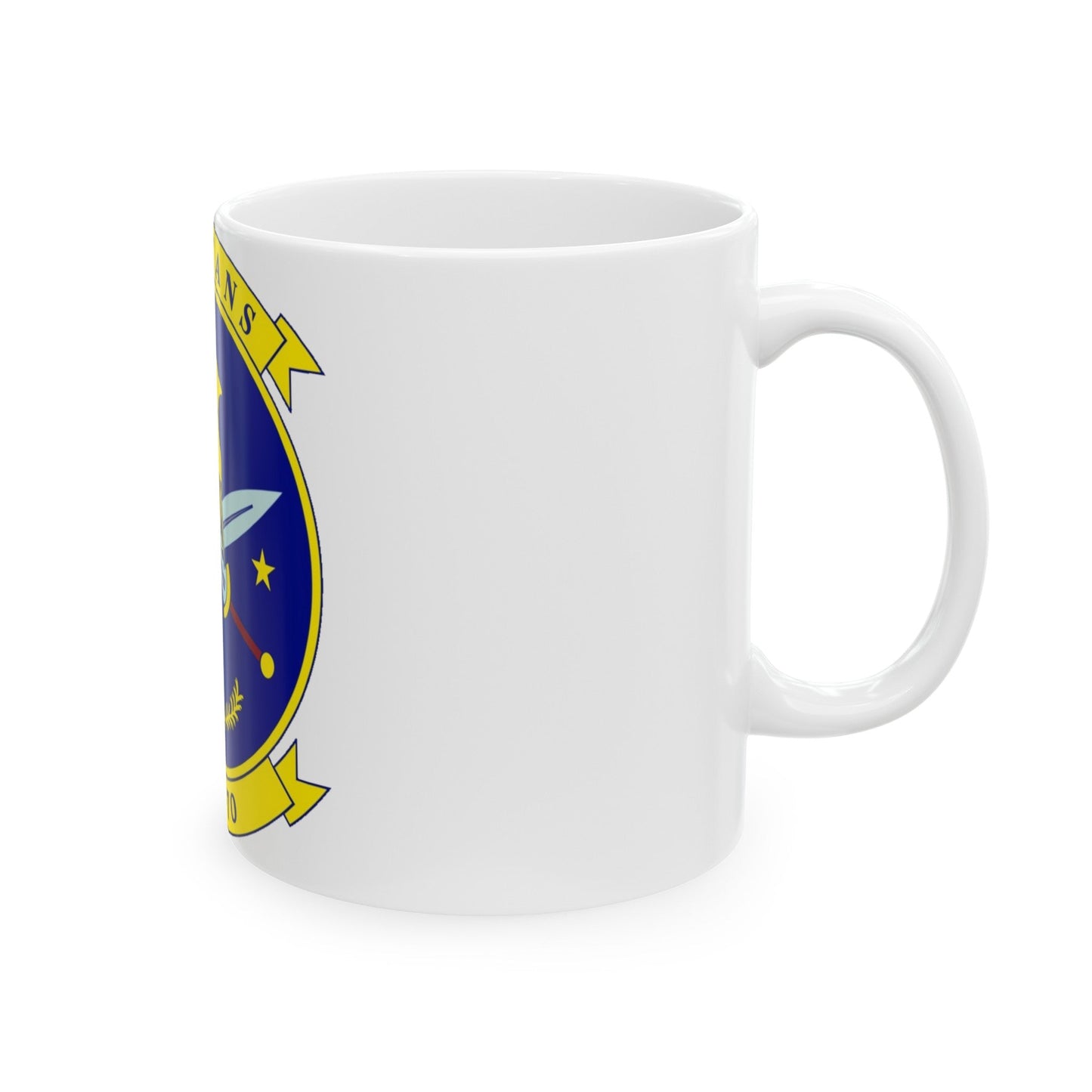 HSM 70 Helicopter Maritime Strike Squadron 70 (U.S. Navy) White Coffee Mug-The Sticker Space