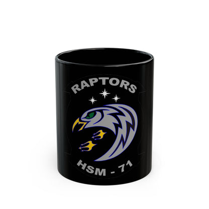 HSM 71 Raptors (U.S. Navy) Black Coffee Mug-11oz-The Sticker Space