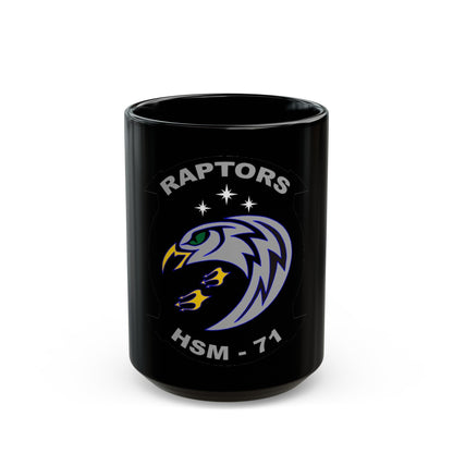 HSM 71 Raptors (U.S. Navy) Black Coffee Mug-15oz-The Sticker Space