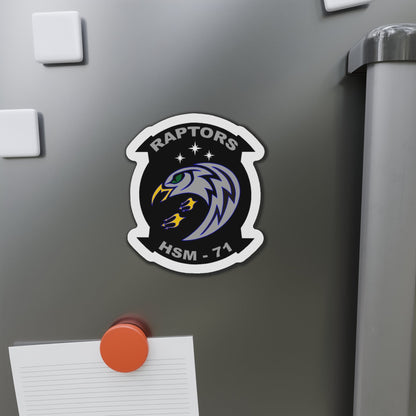 HSM 71 Raptors (U.S. Navy) Die-Cut Magnet-The Sticker Space