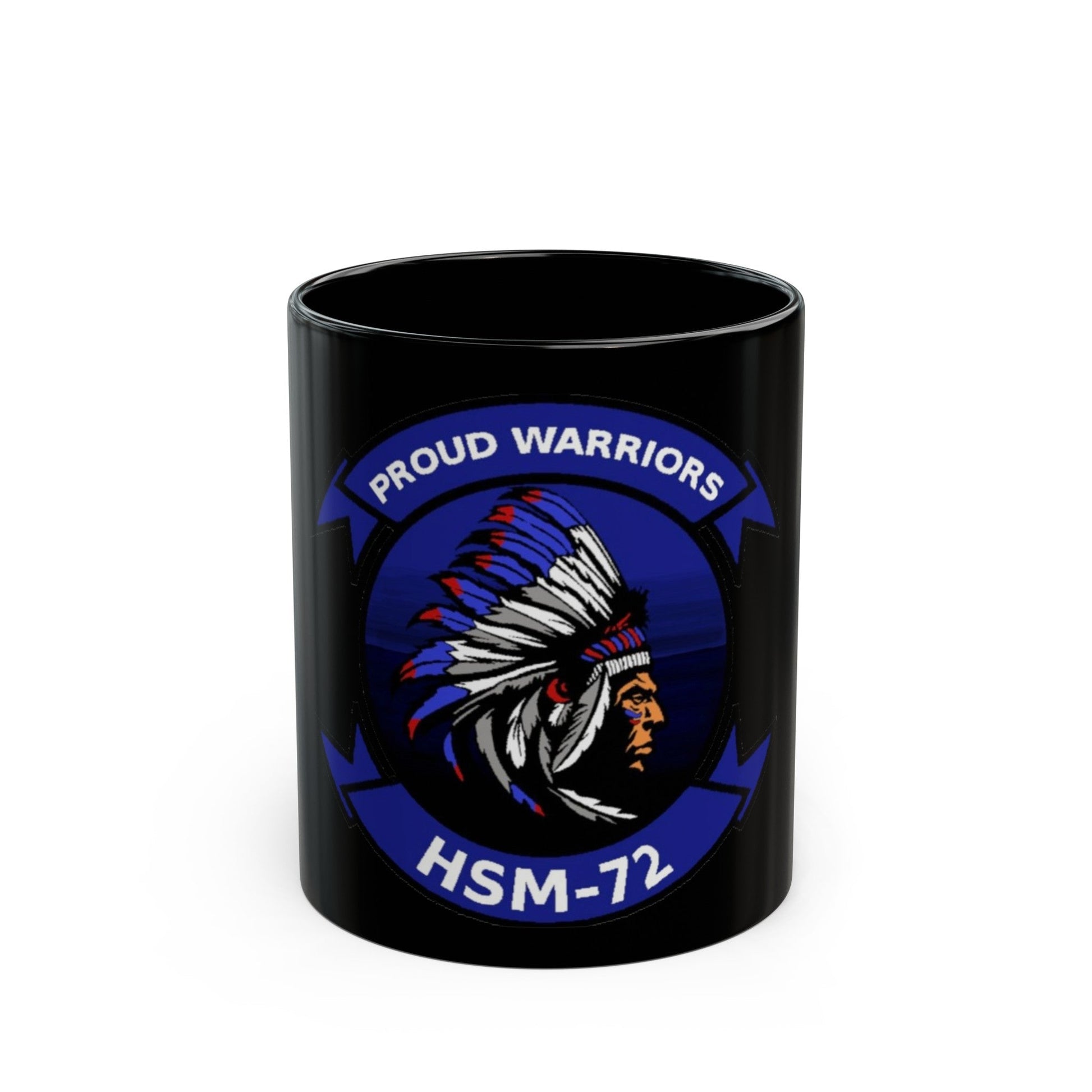 HSM 72 Helicopter Maritime Strike Squadron 72 (U.S. Navy) Black Coffee Mug-11oz-The Sticker Space