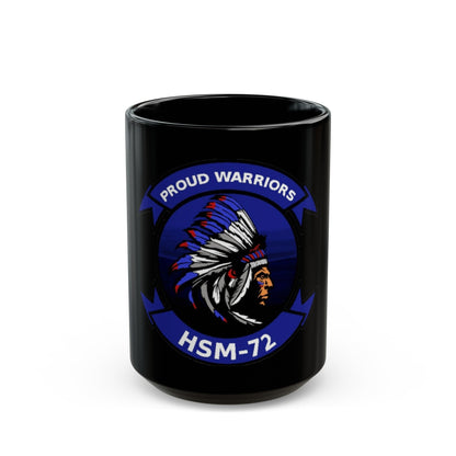 HSM 72 Helicopter Maritime Strike Squadron 72 (U.S. Navy) Black Coffee Mug-15oz-The Sticker Space